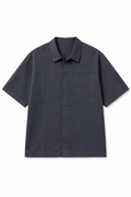 Box Fit Short Sleeve Shirt – Charcoal Gray