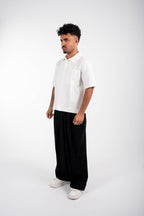 Box Fit Short Sleeve Shirt – White