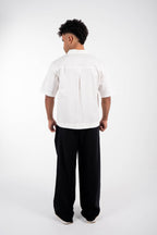 Box Fit Short Sleeve Shirt – White