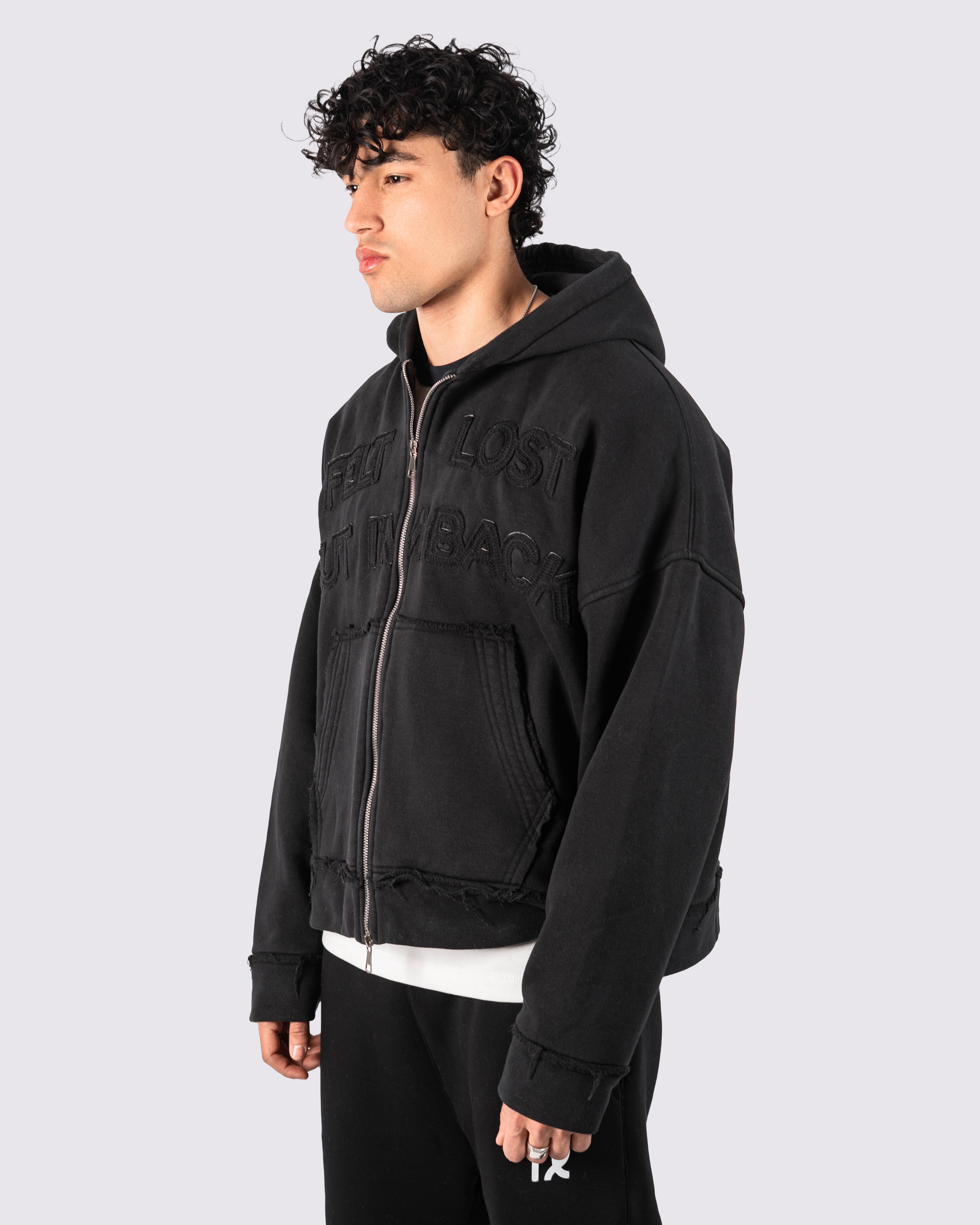 RADX Zip Hoodie "Felt Lost But I'm Back"