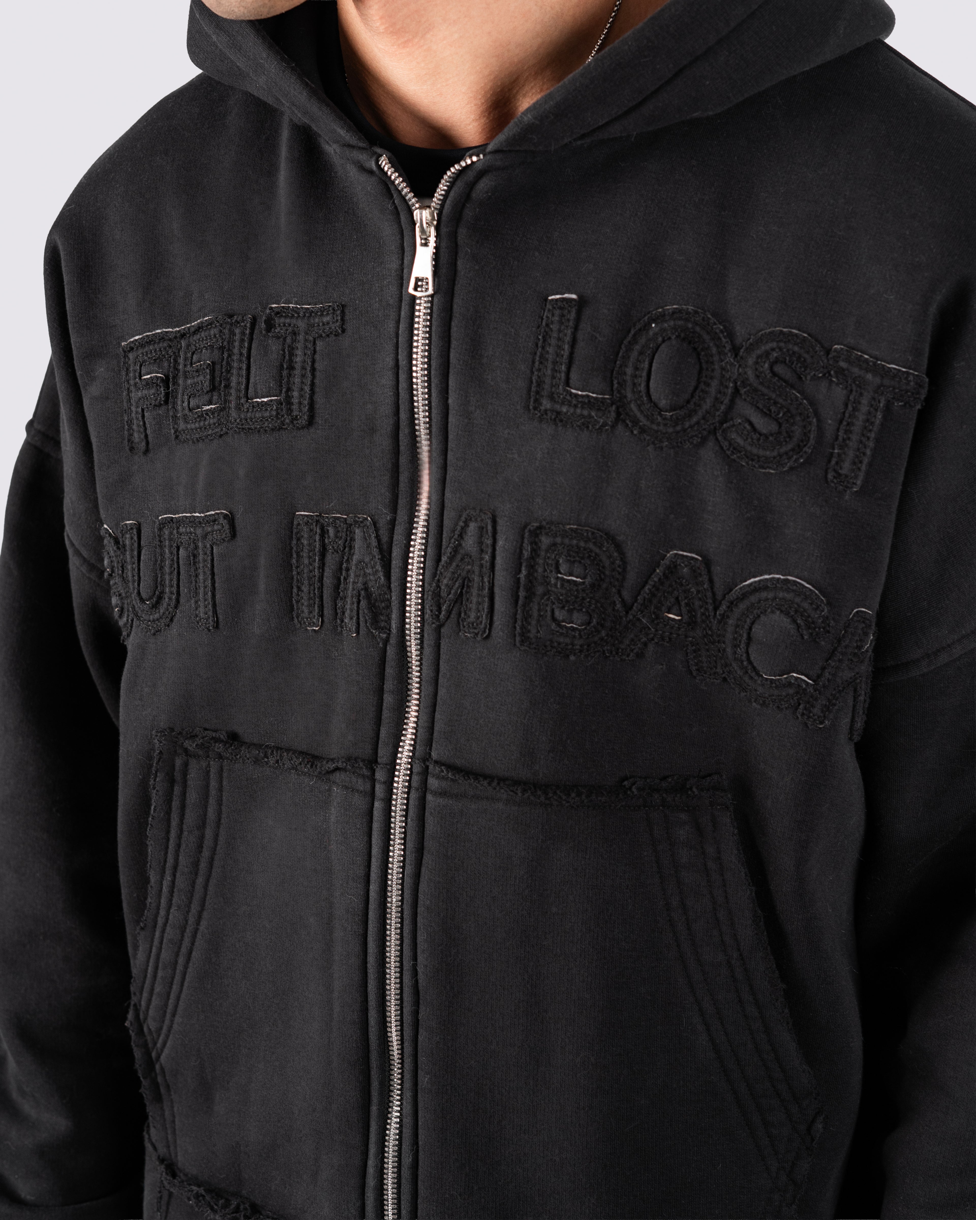RADX Zip Hoodie "Felt Lost But I'm Back"
