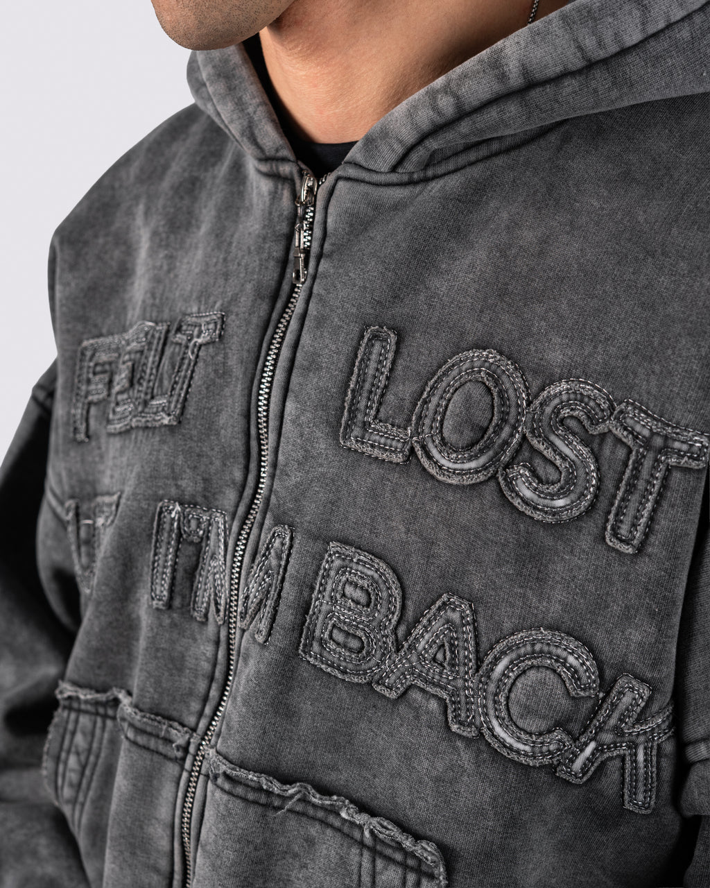 RADX Zip Hoodie "Felt Lost But I'm Back"
