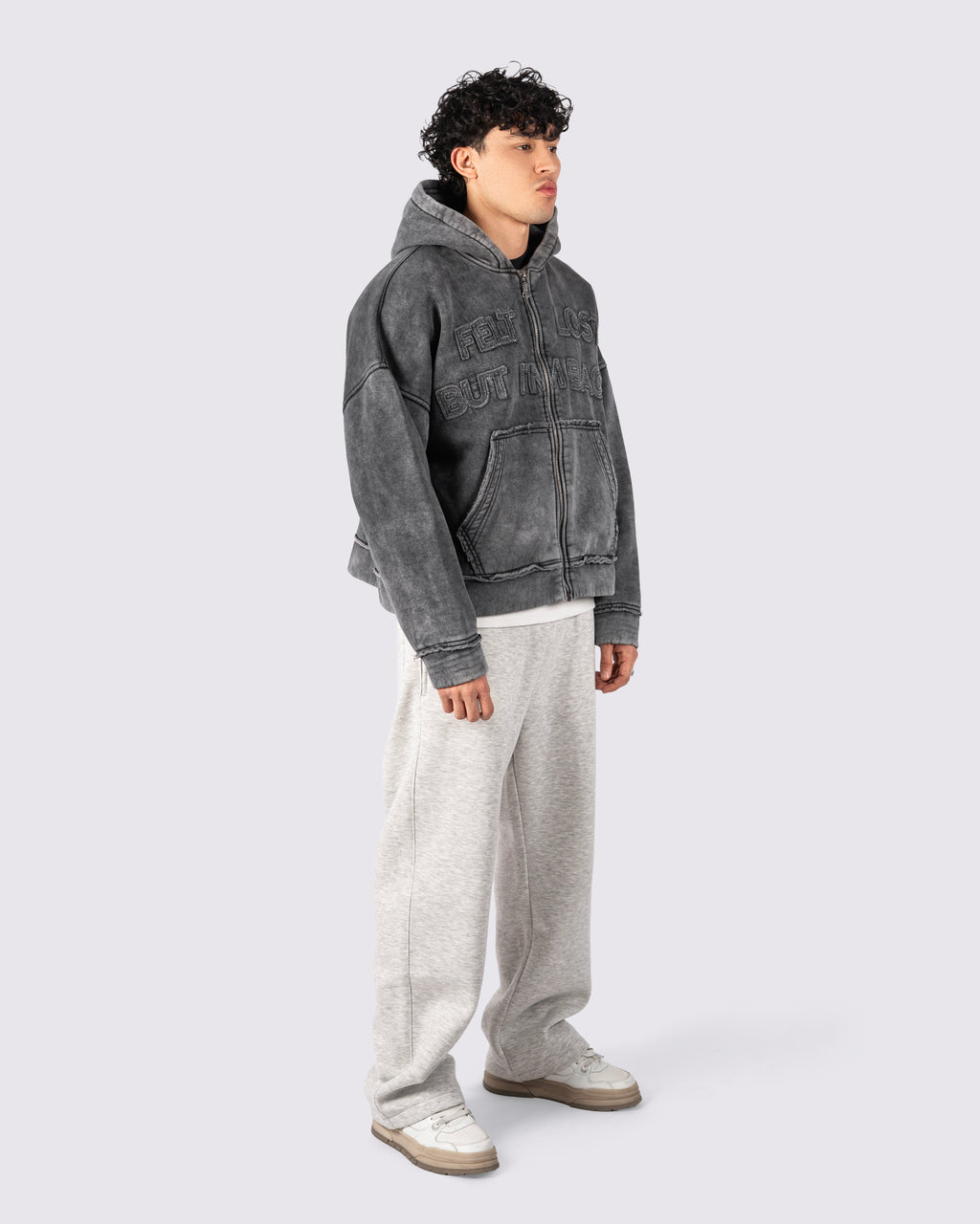 RADX Zip Hoodie "Felt Lost But I'm Back"