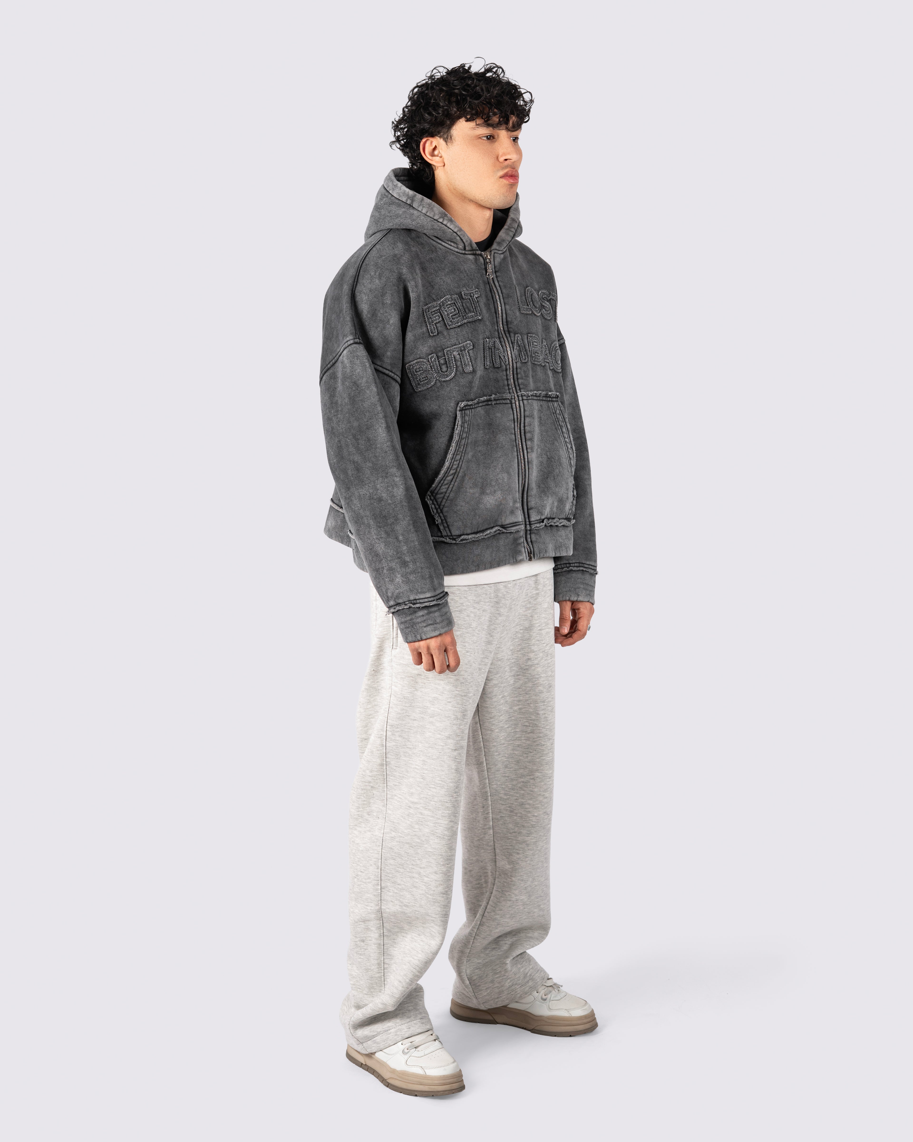 RADX Zip Hoodie "Felt Lost But I'm Back"